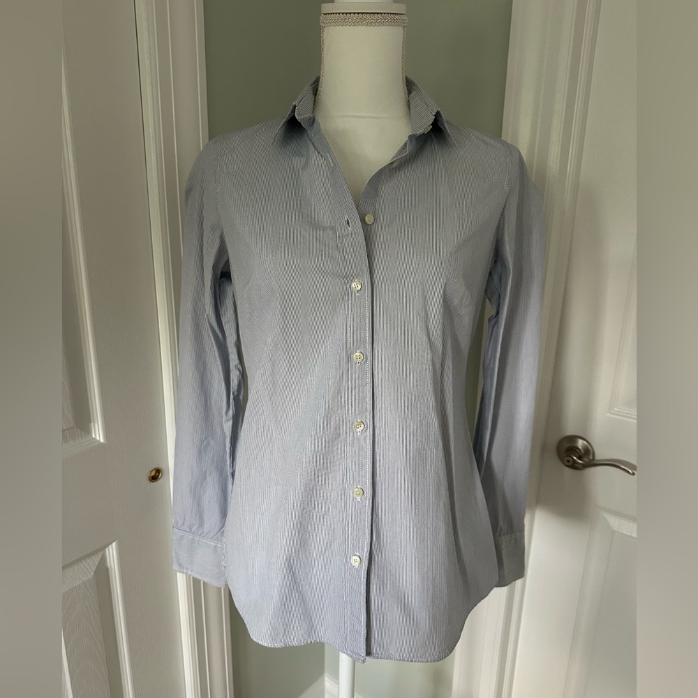 J. Crew Women’s Haberdashery Pinstriped Shirt